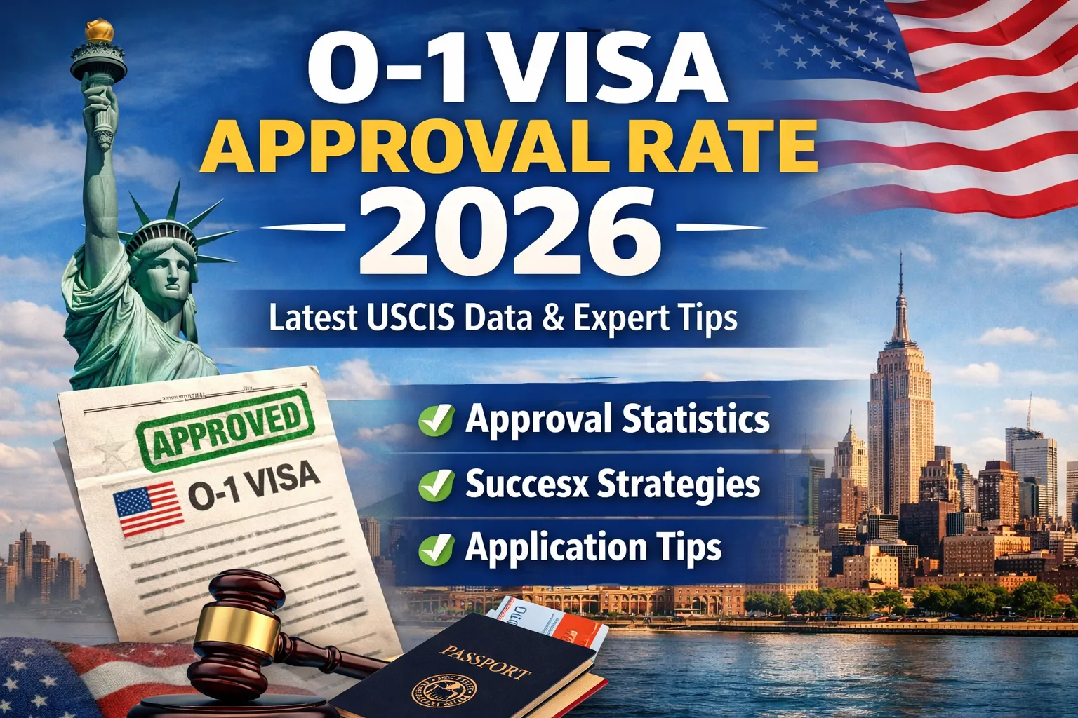 O-1 Visa Approval Rate 2026: Latest USCIS Data, Success Trends & Expert Tips