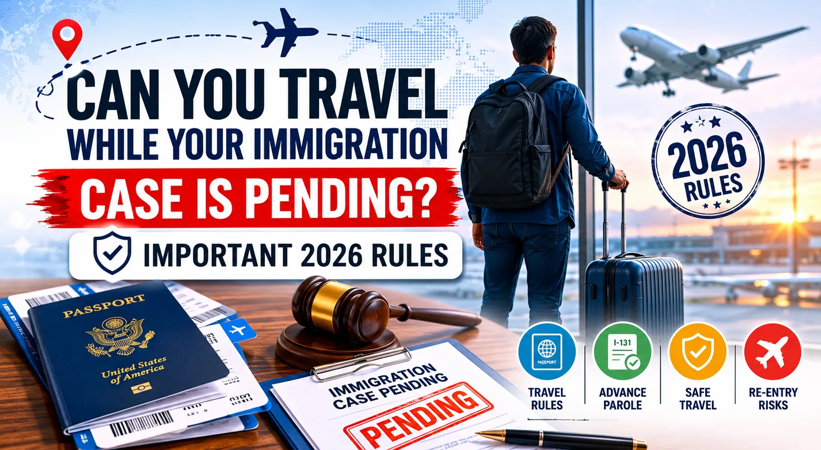 Can You Travel While Your Immigration Case Is Pending? Important 2026 Rules